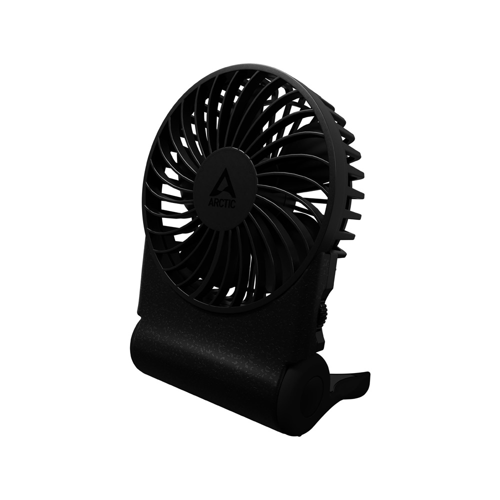 Arctic Summair 2Go fekete, 9,1 cm, 5 W, kézi akkus ventilátor