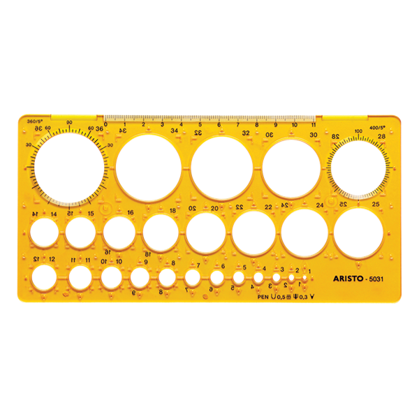 Aristo 25 körös körsablon