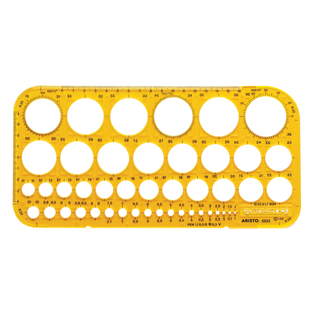Aristo 45 körös körsablon