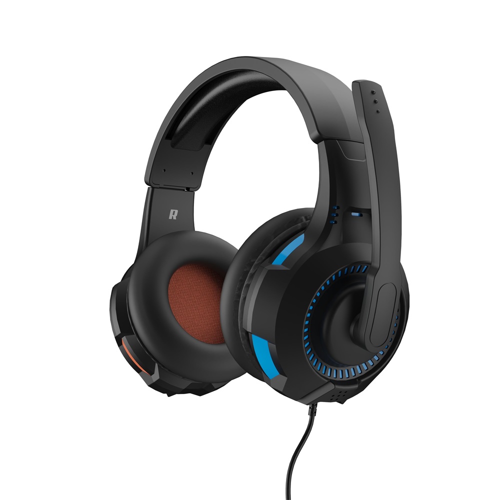 Armor3 M07222-BUOR SoundTac Nintendo/PS/XBOX/PC/Mac unvierzális vezetékes kék-narancssárga gamer headset