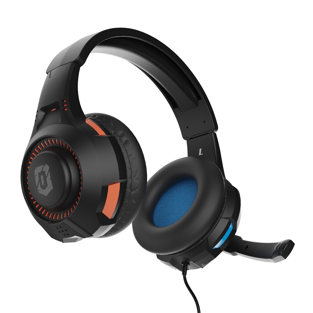 Armor3 M07222-BUOR SoundTac Nintendo/PS/XBOX/PC/Mac unvierzális vezetékes kék-narancssárga gamer headset