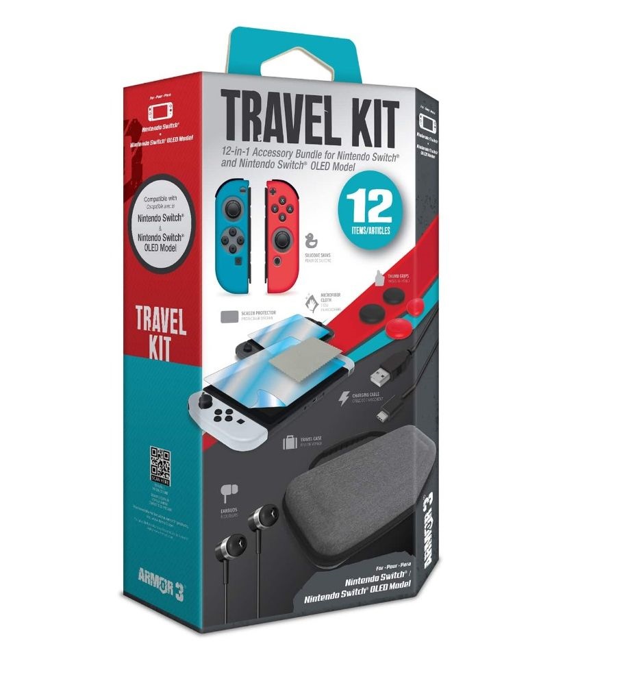 Armor3 M07533 Nintendo Switch/OLED utazó csomag