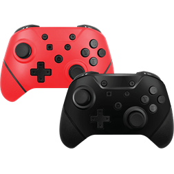 Armor3 M07467-BKRD NuChamp Nintendo Switch vezeték nélküli kontroller csomag (2db) (Fekete, Piros)