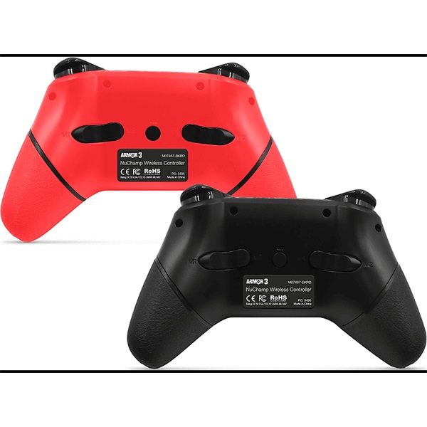 Armor3 M07467-BKRD NuChamp Nintendo Switch vezeték nélküli kontroller csomag (2db) (Fekete, Piros)