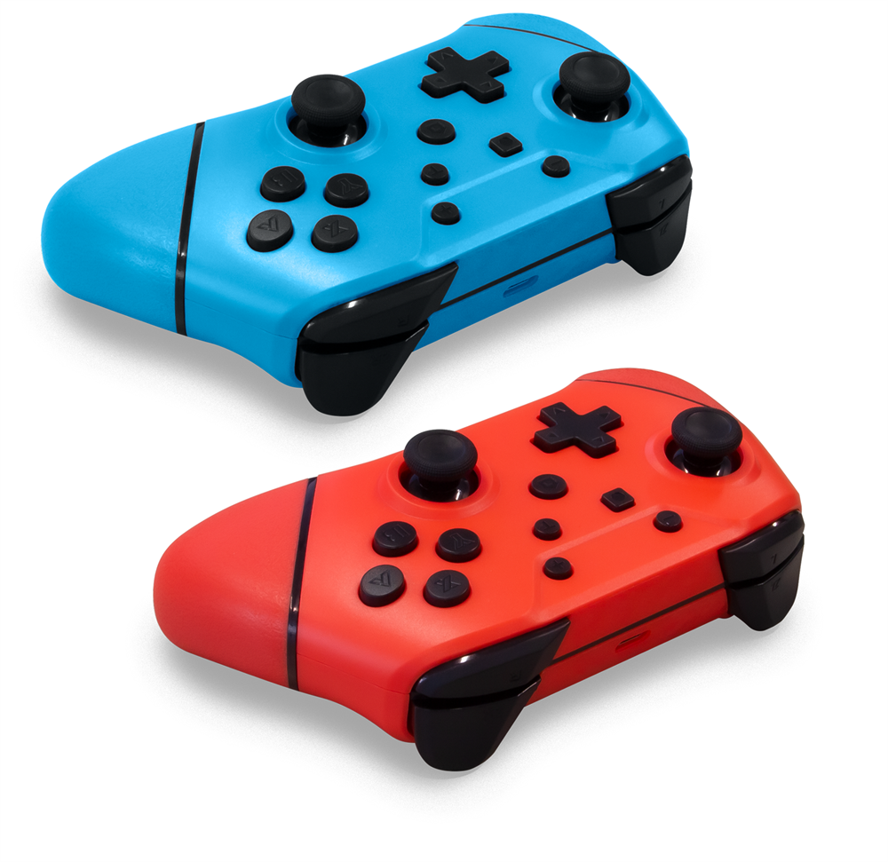 Armor3 M07467-BBRD NuChamp Nintendo Switch vezeték nélküli kék, piros kontroller csomag (2db)