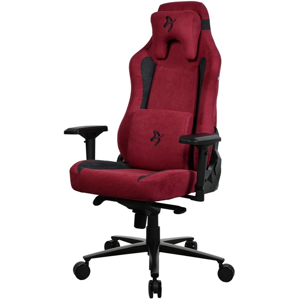 Arozzi Vernazza Supersoft Fabric bordó gamer szék
