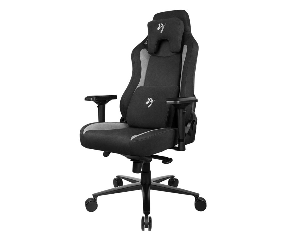 Arozzi Vernazza Supersoft Fabric fekete gamer szék