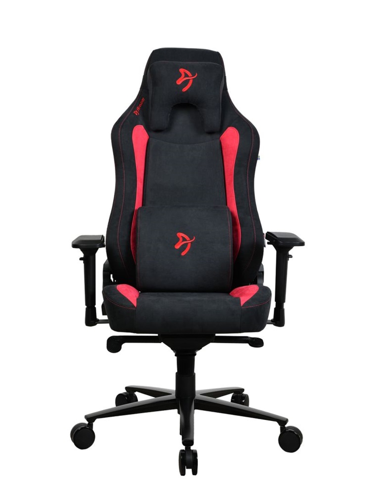 Arozzi Vernazza Supersoft Fabric fekete-piros gamer szék