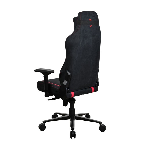 Arozzi Vernazza Supersoft Fabric fekete-piros gamer szék