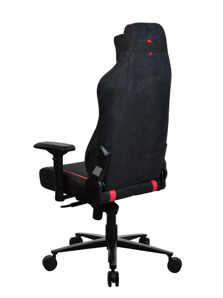 Arozzi Vernazza Supersoft Fabric fekete-piros gamer szék