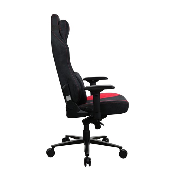 Arozzi Vernazza Supersoft Fabric fekete-piros gamer szék