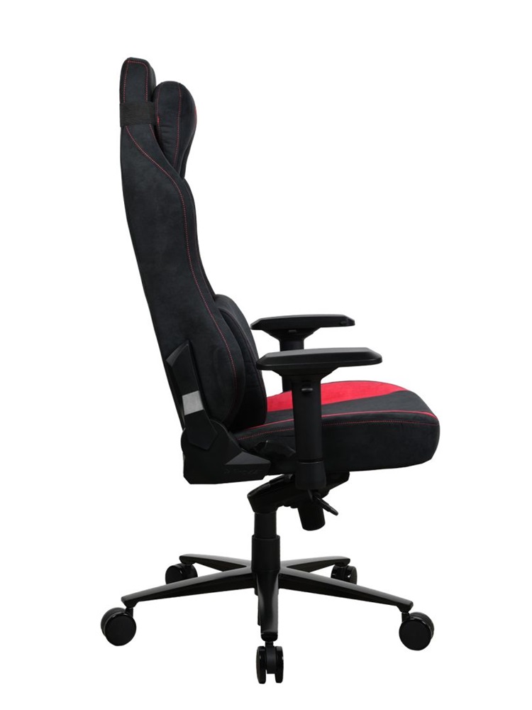 Arozzi Vernazza Supersoft Fabric fekete-piros gamer szék