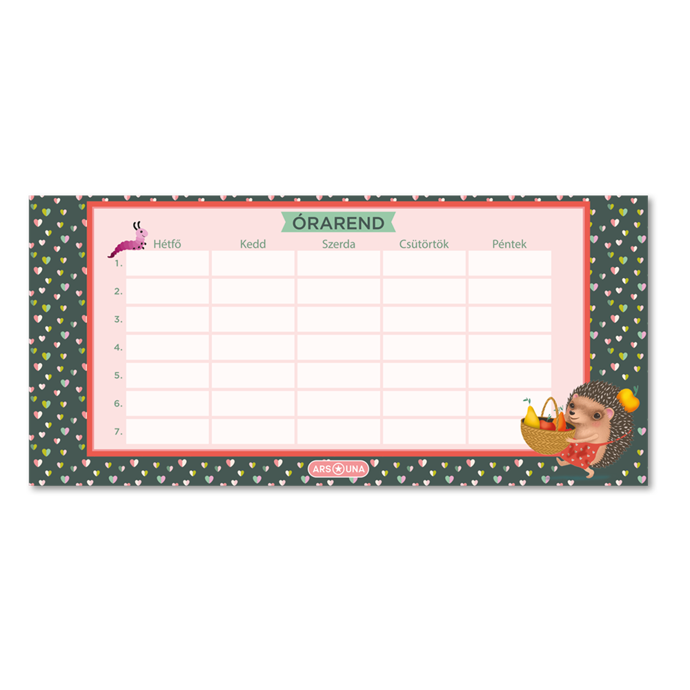 Ars UnaApple Pie 24 (5349) egylapos órarend