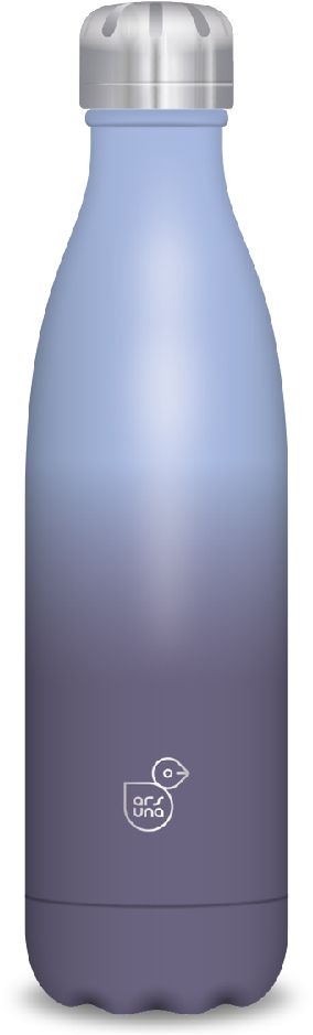 Ars Una 500 ml purple-blue duplafalú fémkulacs