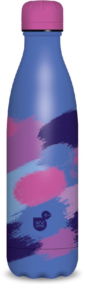Ars Una 500 ml spotted blue duplafalú fémkulacs