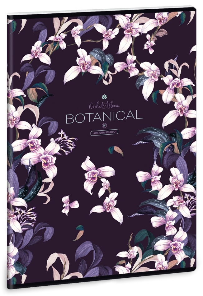 Ars Una Botanic Orchid A4 extra kapcsos sima füzet