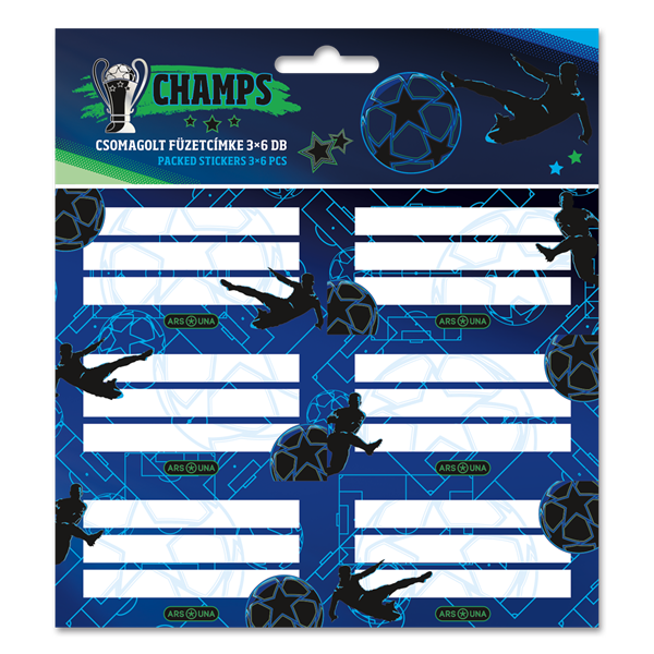 Ars Una Champs 25 (5460) 3x6 db füzetcímke