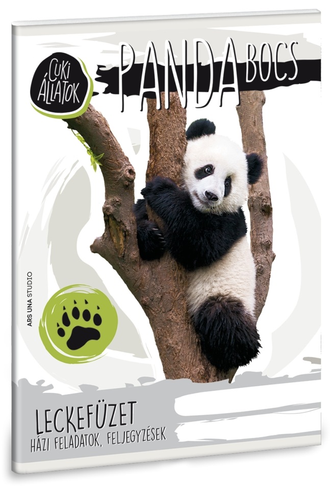 Ars Una Cuki-Panda A5 leckefüzet