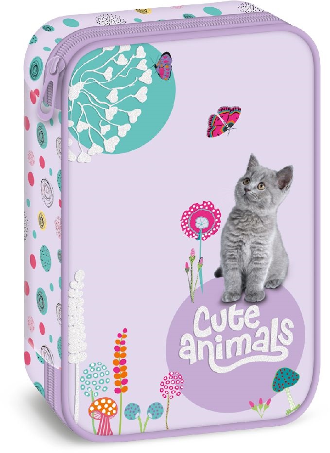 Ars Una Cute Animals Kitten 24 (5368) többszintes tolltartó