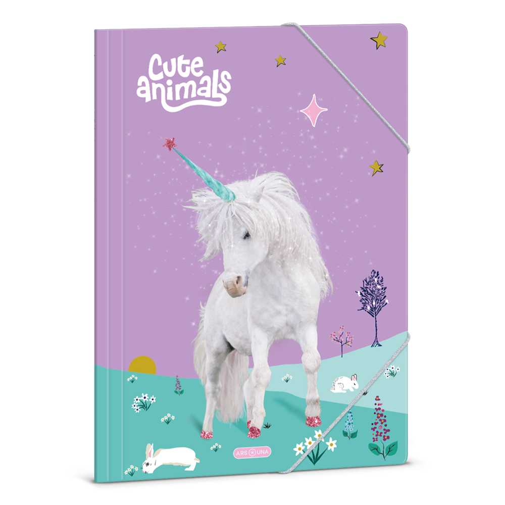 Ars Una Cute Animals Unicorn 25 (5448) A4 gumis mappa