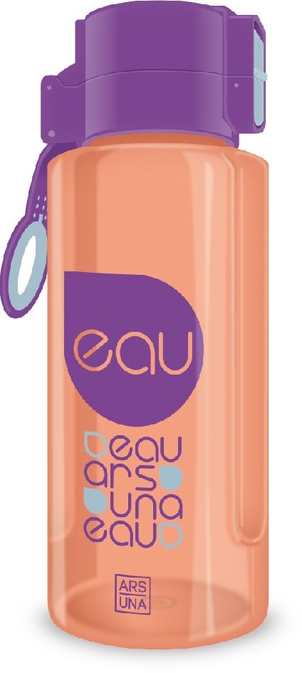 Ars Una EAU 650ml-es 5075 lila/narancssárga kulacs