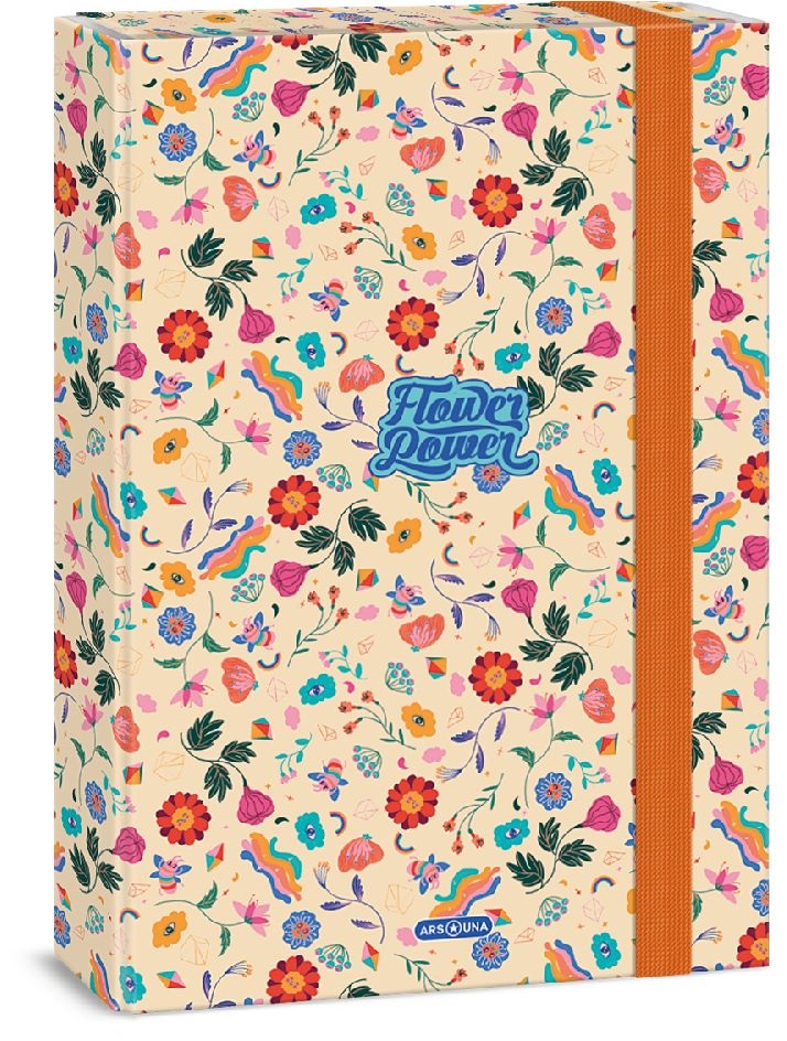Ars Una Flower Power 23 5260 A4 füzetbox
