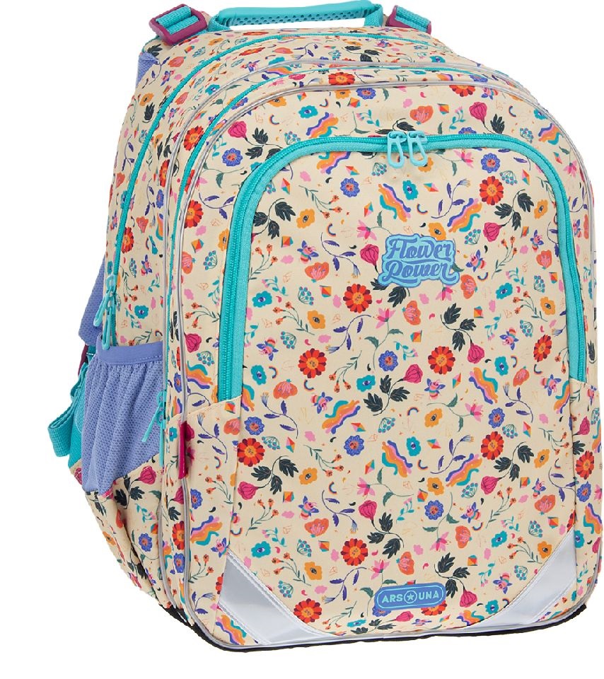 Ars Una Flower Power 23 (5260) Ergo-Fit iskolatáska