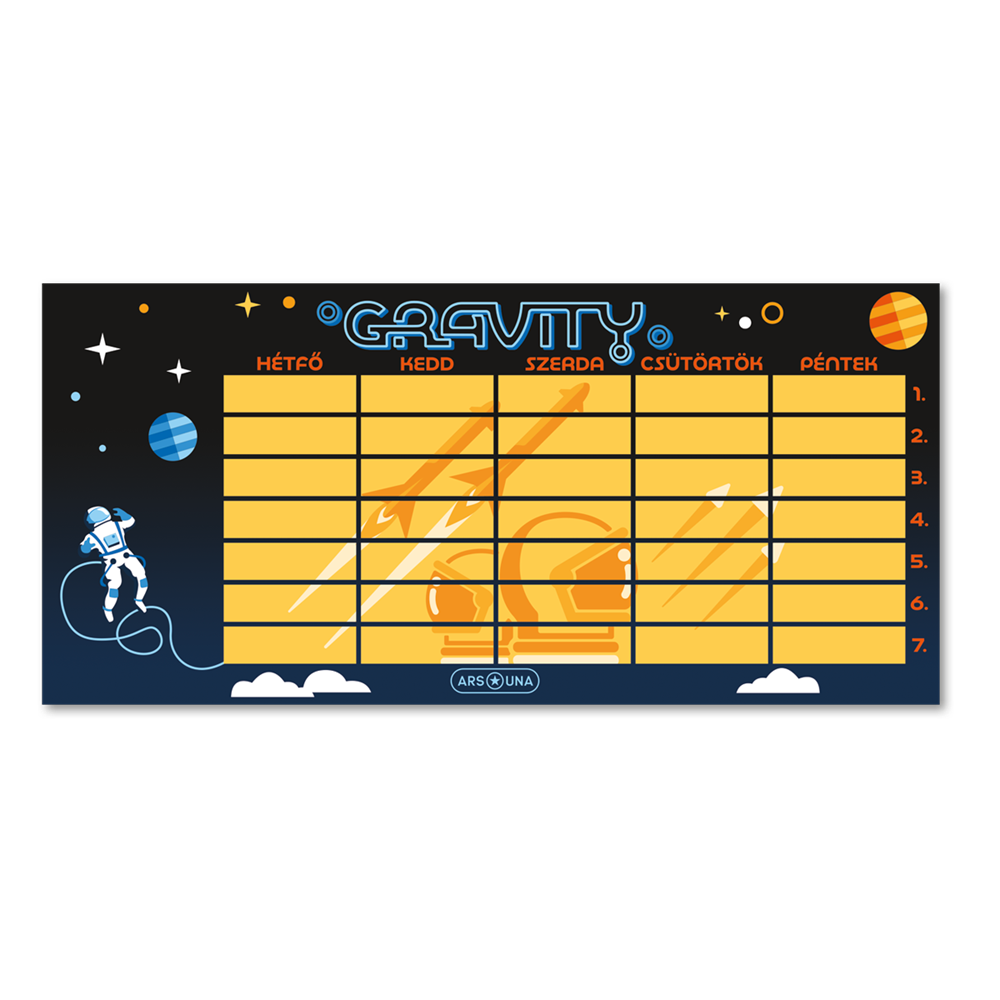 Ars Una Gravity 24 (5367) egylapos órarend