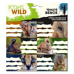 Ars Una Icons of the Wild 25 (5492) 3x6 db füzetcímke