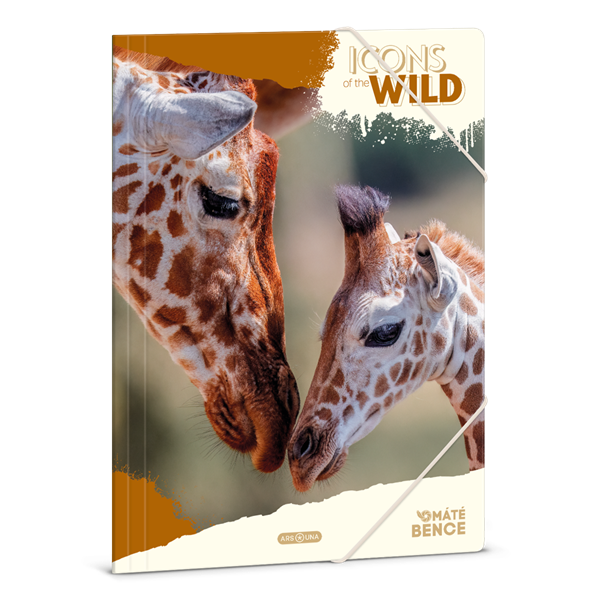 Ars Una Icons of the Wild-Giraffes 25 (5505) A4 gumis mappa
