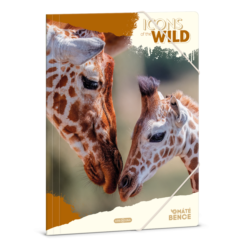 Ars Una Icons of the Wild-Giraffes 25 (5505) A4 gumis mappa