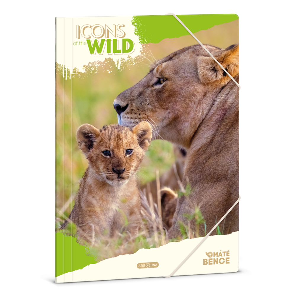 Ars Una Icons of the Wild-Lions 25 (5504) A4 gumis mappa