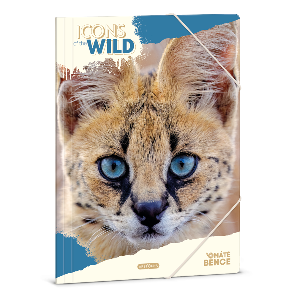 Ars Una Icons of the Wild-Serval 25 (5503) A4 gumis mappa