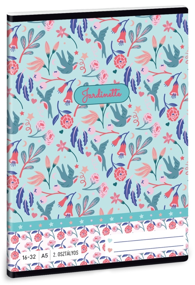 Ars Una Jardinette A5 16-32 2.osztályos füzet