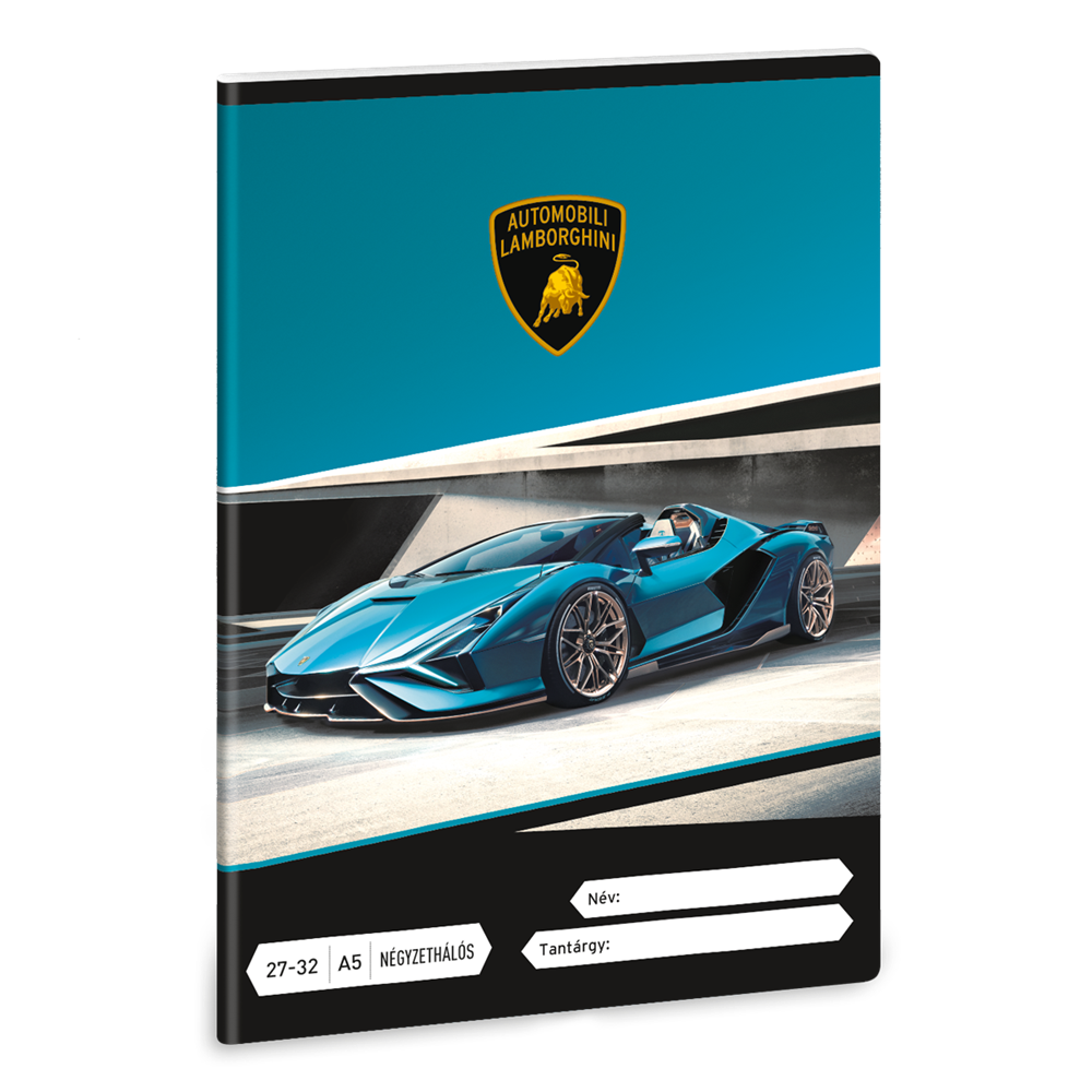 Ars Una Lamborghini 24 (5336) A5 27-32 kockás füzet