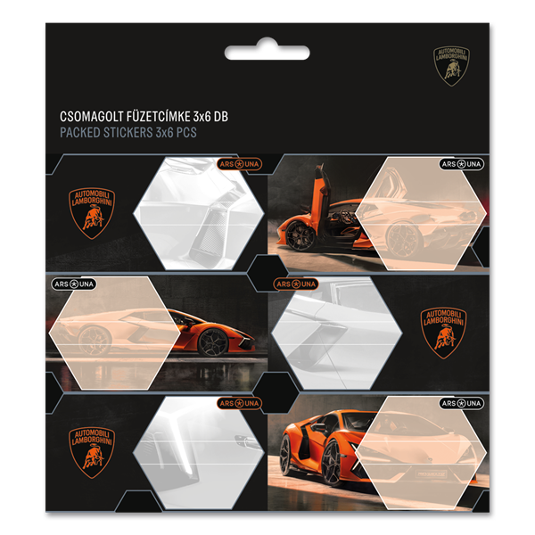 Ars Una Lamborghini 25 (5446) 3x6 db füzetcímke