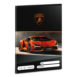 Ars Una Lamborghini 25 (5446) A5 1. osztályos vonalas füzet