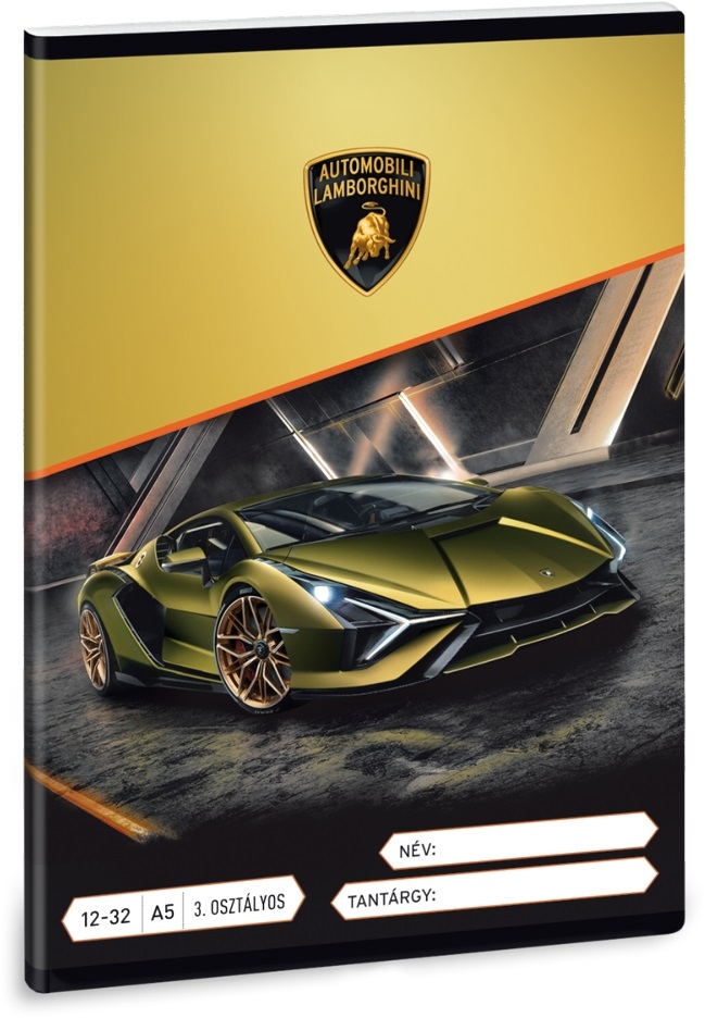 Ars Una Lamborghini A5 12-32 3.osztályos füzet