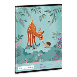 Ars Una My Secret Garden 24 (5339) A5 12-32 3. osztályos vonalas füzet