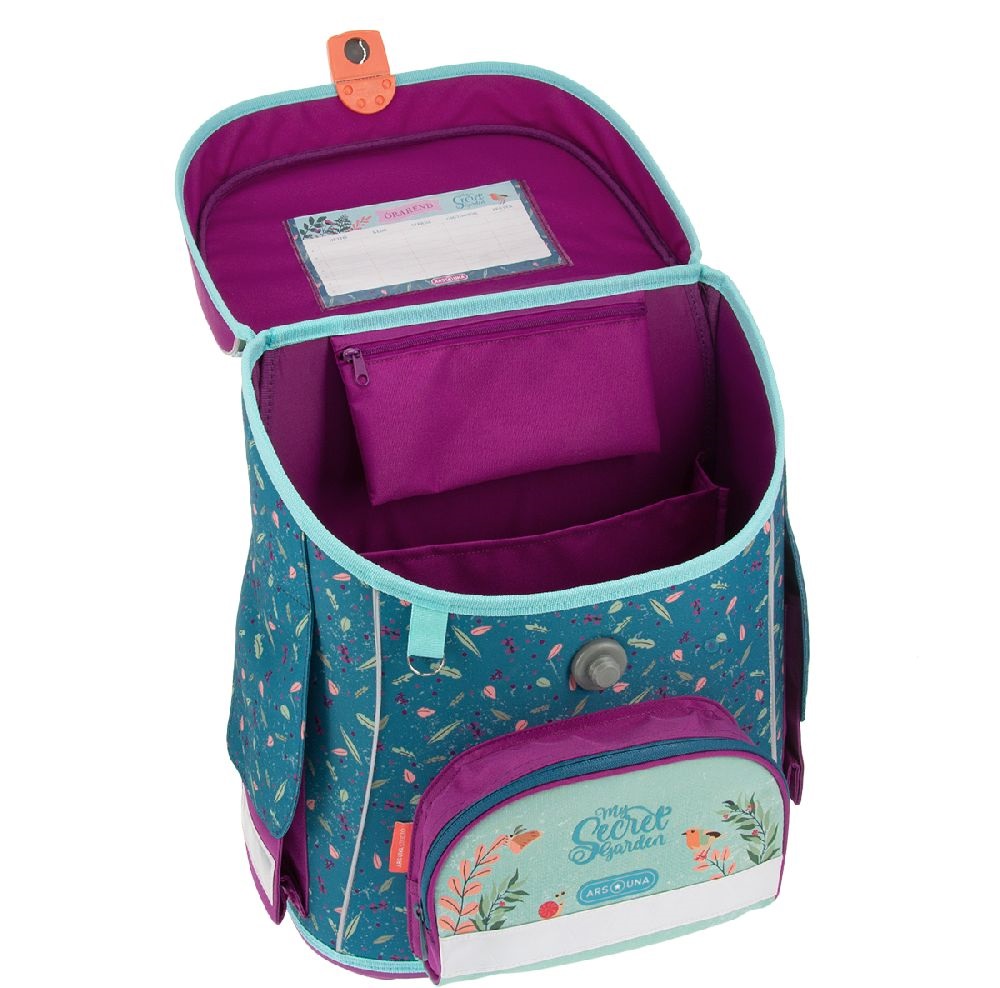 Ars Una My Secret Garden 24 (5339) kompakt easy iskolatáska