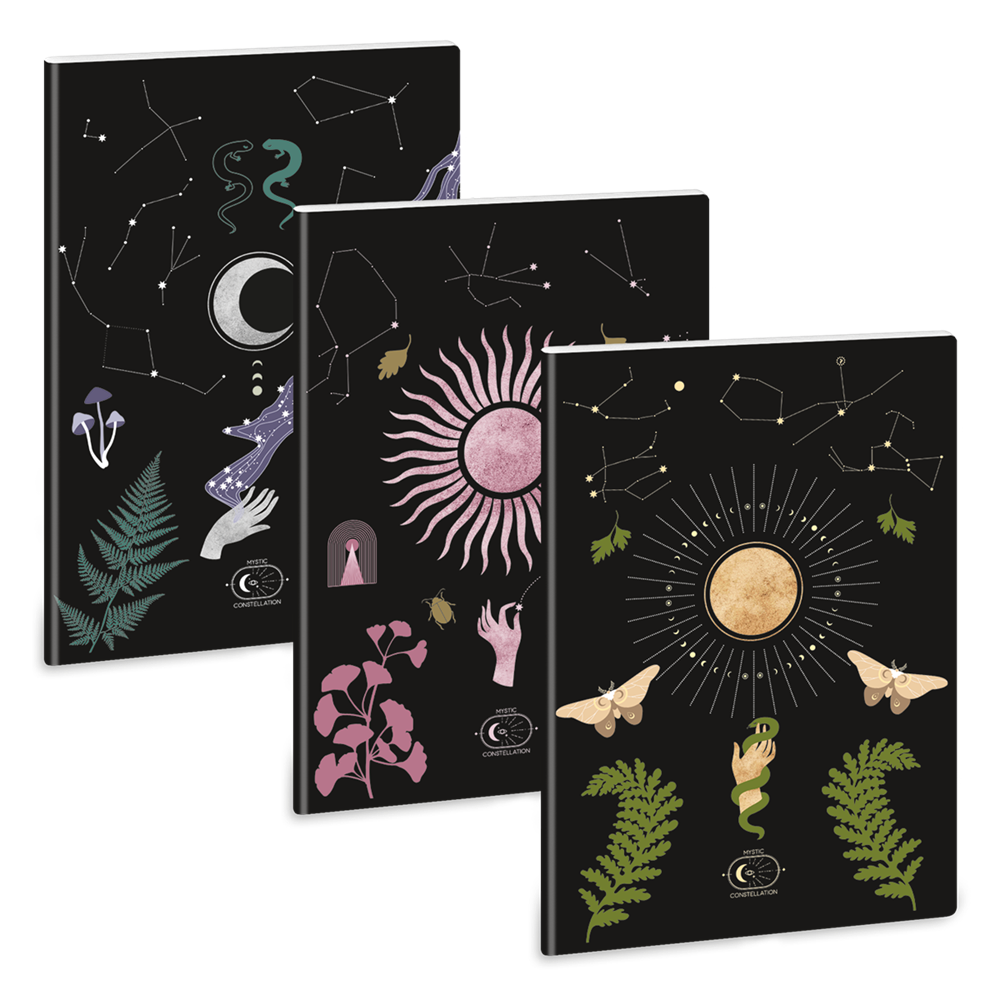 Ars Una Mystic Constellation 24 (5423) A4 extra kapcsos kockás füzet