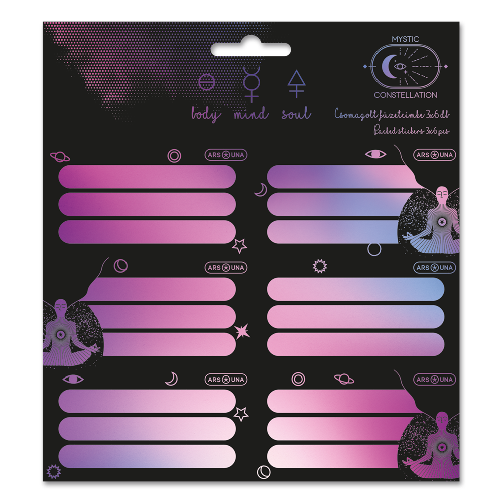 Ars Una Mystic Constellation 25 (5491) 3x6 db füzetcímke