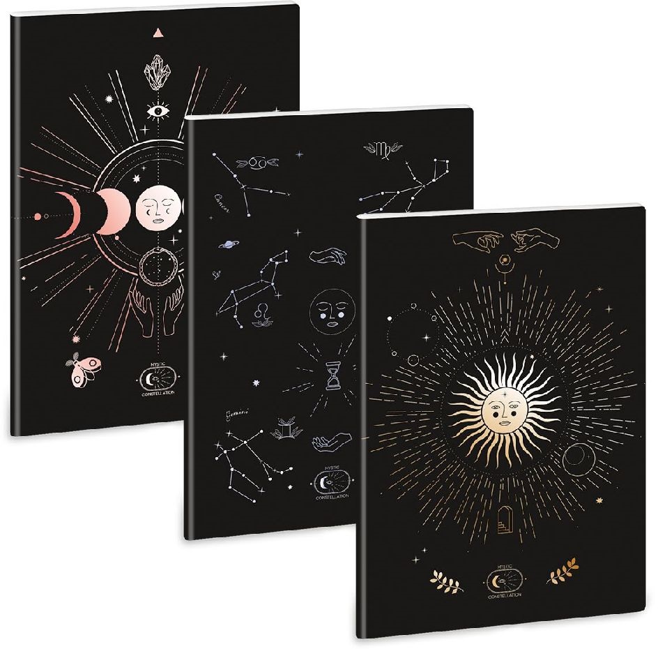 Ars Una Mystic Constellation 5191 A4 extra kapcsos sima füzet