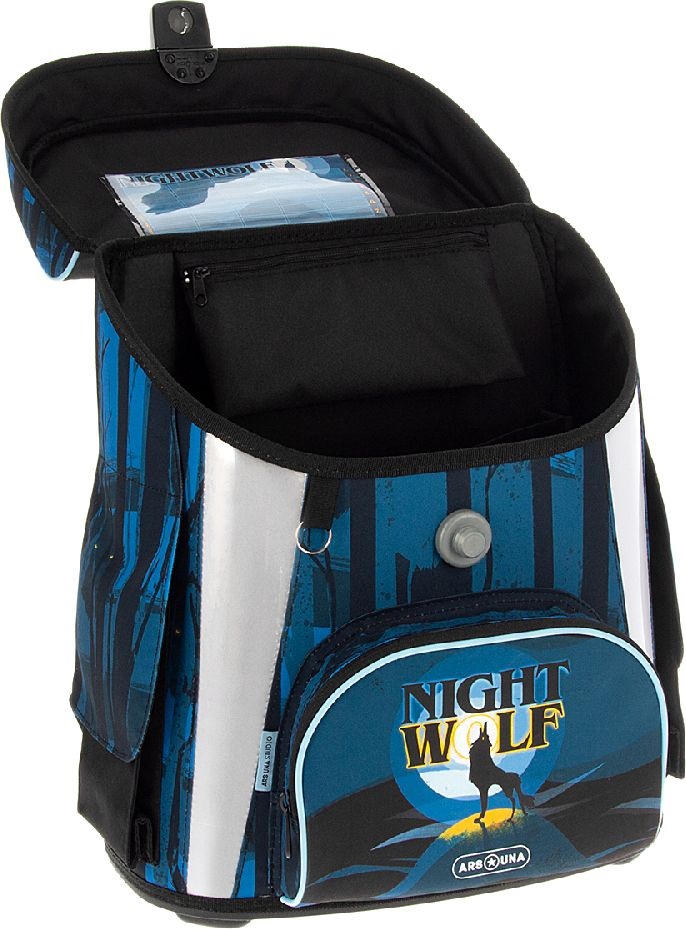 Ars Una Nightwolf 23 (5257) kompakt easy iskolatáska