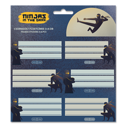 Ars Una Ninjas in the dark 25 (5457) 3x6 db füzetcímke