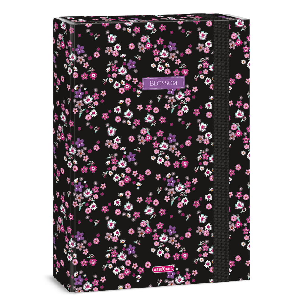 Ars Una Pearl Blossom Black 24 (5377) A4 füzetbox