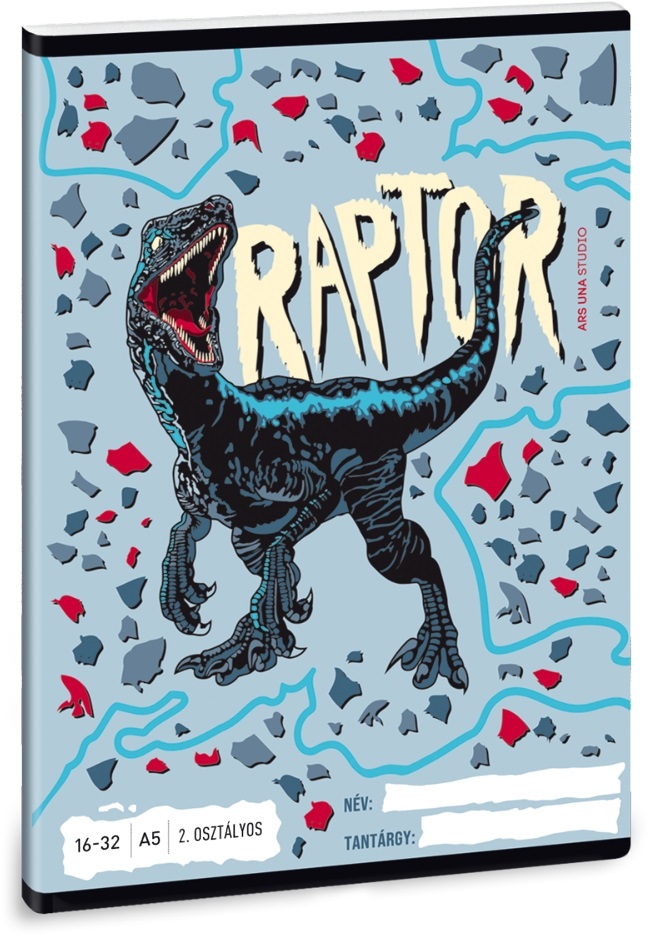 Ars Una Raptor A5 16-32 2.osztályos füzet