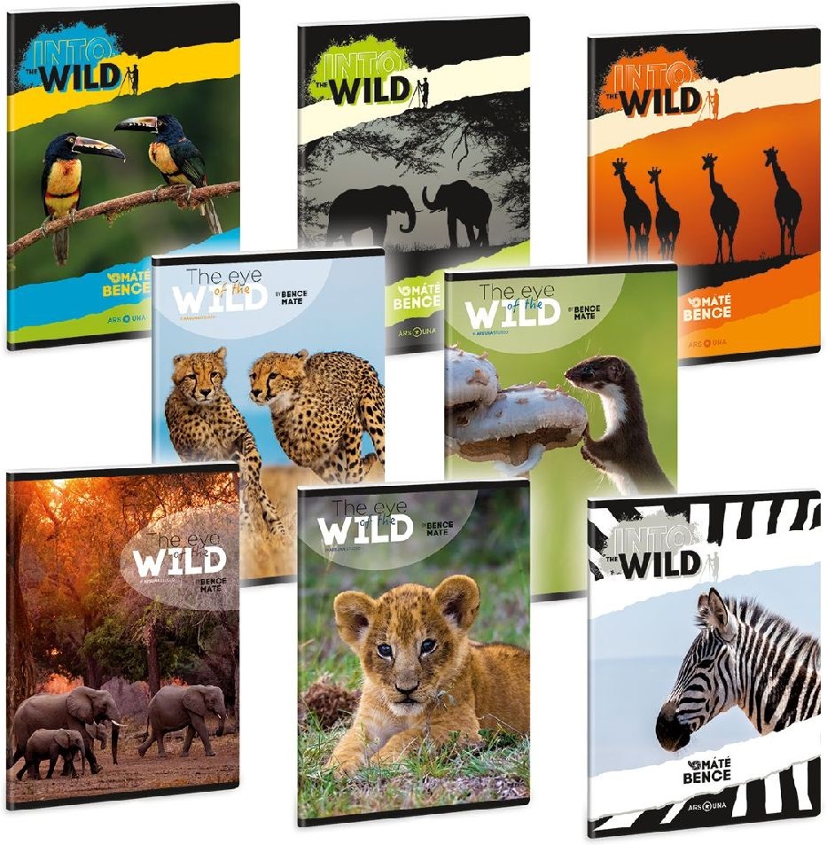 Ars Una The Eyes of the Wild 5235 A5 extra kapcsos sima füzet