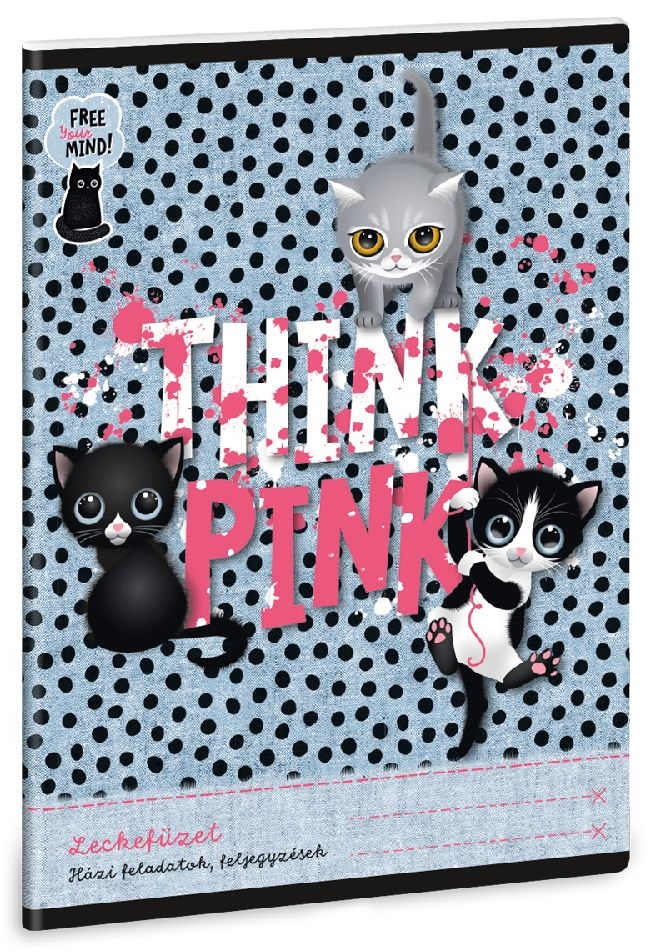 Ars Una Think-Pink 23 5285 A5 leckefüzet