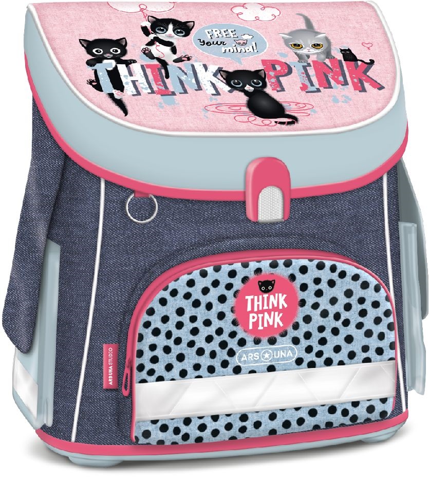 Ars Una Think-Pink 23 (5285) kompakt easy iskolatáska